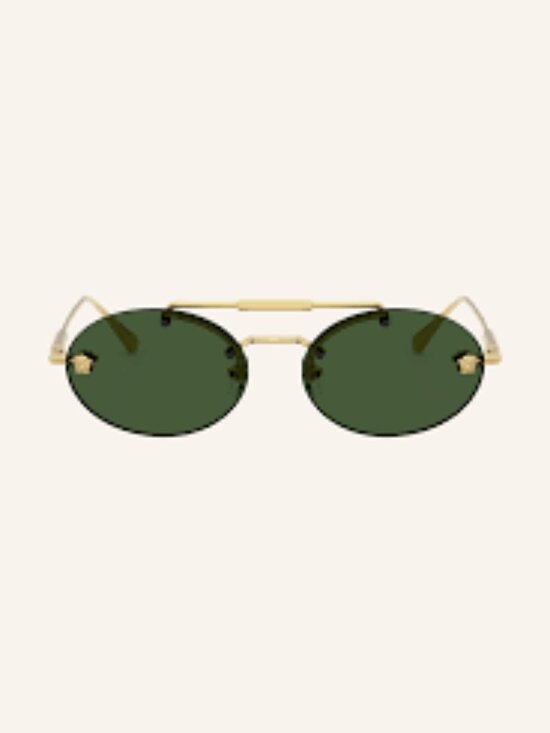 NEW VERSACE SUNGLASSES GOLD/GREEN WOMEN VERSACE VE2295 100271, VE2295 1002/71